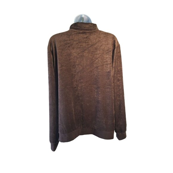 New York Laundry Athleisure Zip-Up Jacket Womens 2X Brown - Picture 2 of 7